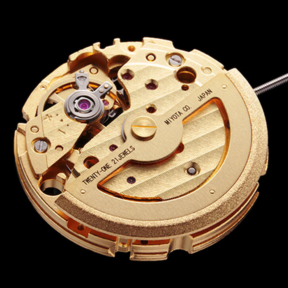Miyota / Citizen 82S0 Golden Plated Japan Automatic Mechanical Movement