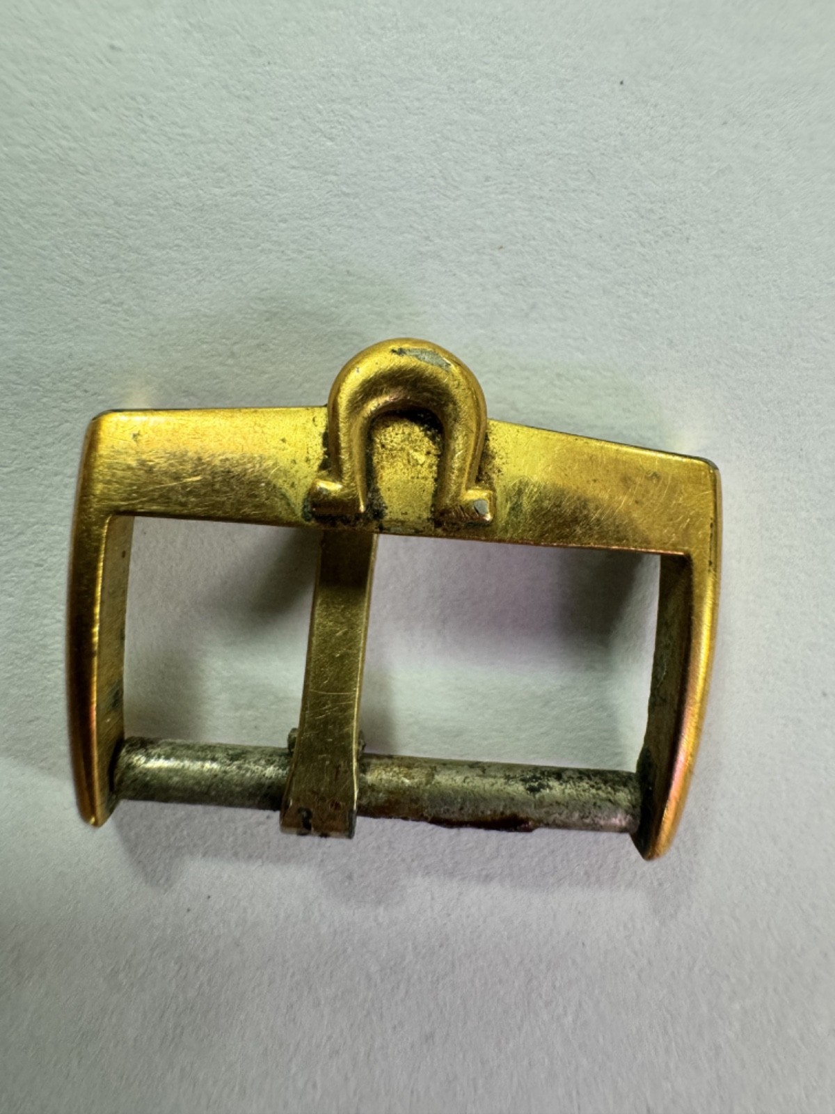 Vintage Omega Gold Plated Buckle Vintage Very Rare Original 16mm