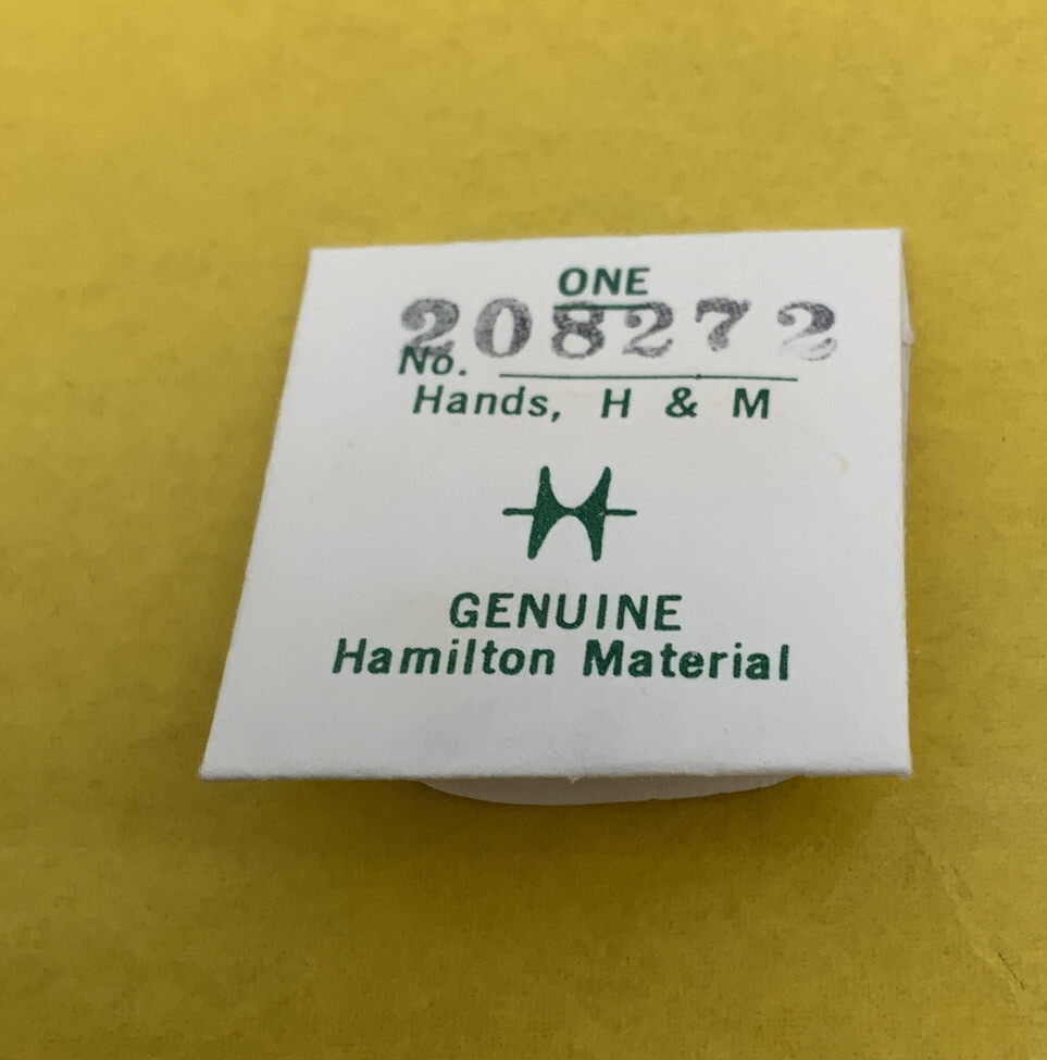 Hamilton 208272 Hour/Minute Hands Gilt Index Size 8/0 Grades 735-748 NOS