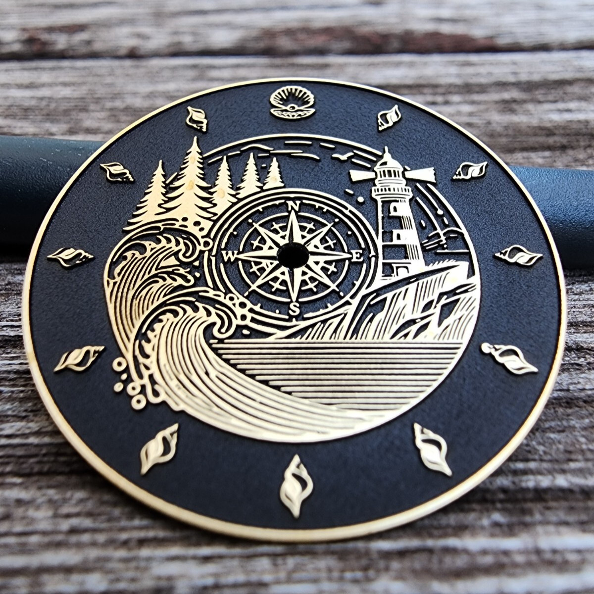 Custom-Made Laser Engraved Watch Dial | Lighthouse – Order any designsize