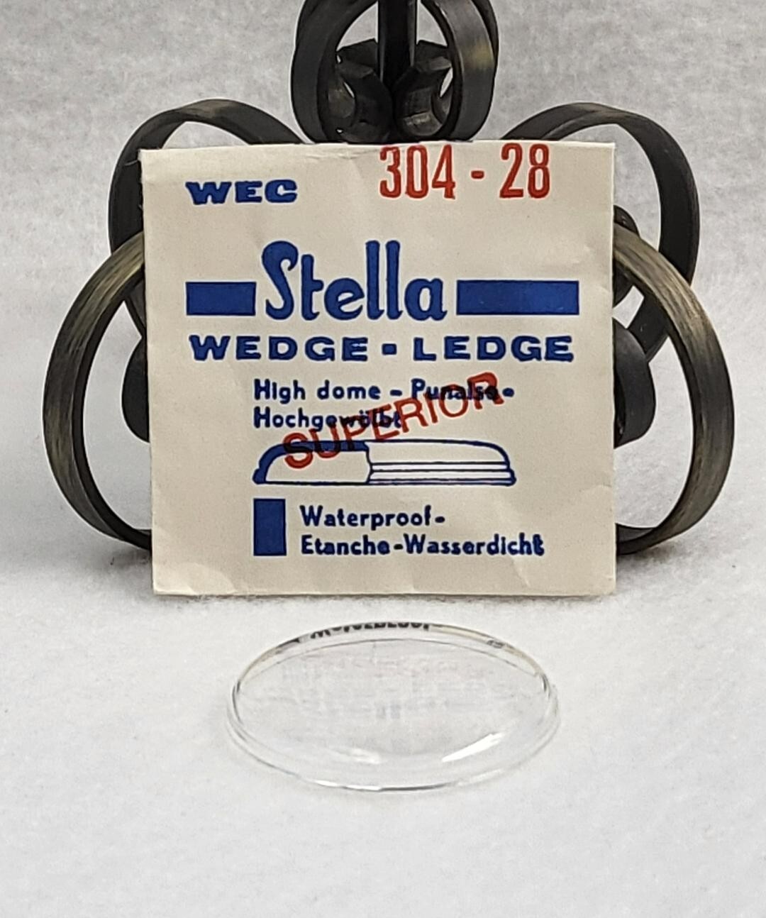 VTG Stella Wedge Ledge High Dome Watch Crystal WEC 304-28
