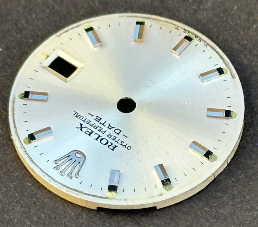 Vintage Rolex Oyster Perpertual Date Watch Dial For 26mm Case 6517 6519 6917