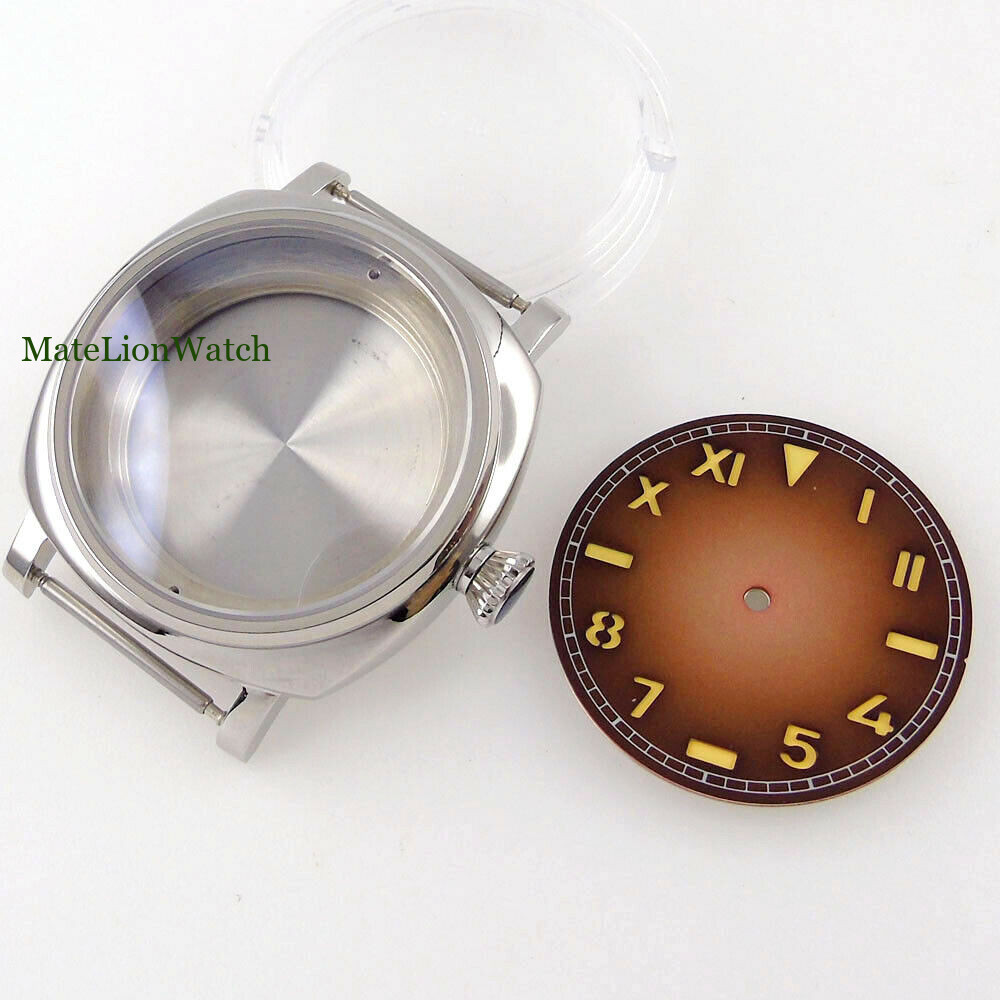20BAR 42mm Diver Watch Case For NH35A NH36A AR Coating Sapphire California Dial