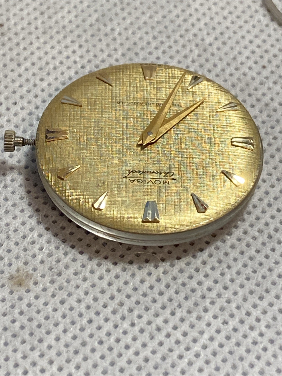 Moviga Marvin Hime Temperature Adjusted 17 Jewels Swiss Watch Movement