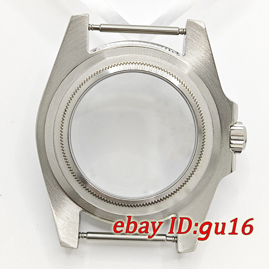 39mm Sapphire glass Watch case fit NH35 NH36 PT5000 2836 Miyota 8215 821A