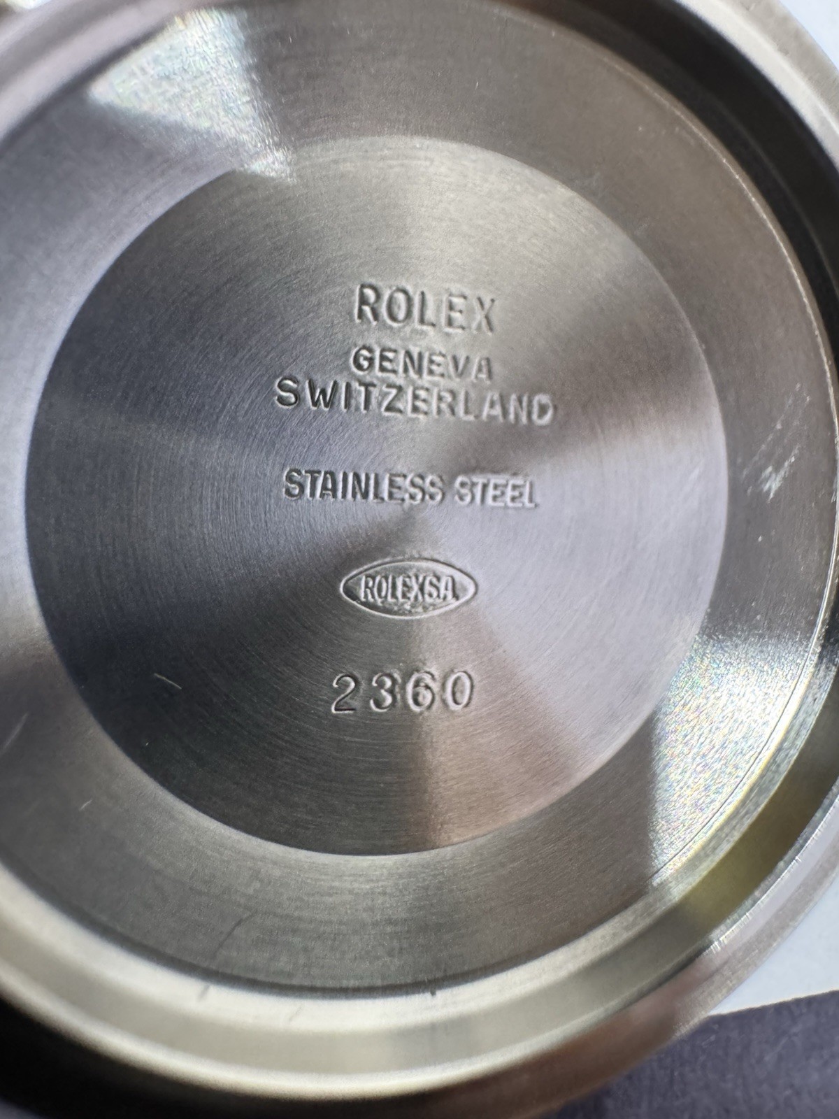 rolex 2360 genuine case back caseback for Rolex Submariner 116610 114060 126610