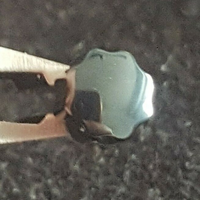 RADO Water Resistant Black Ceramic Cap Crown Part Number 48-072