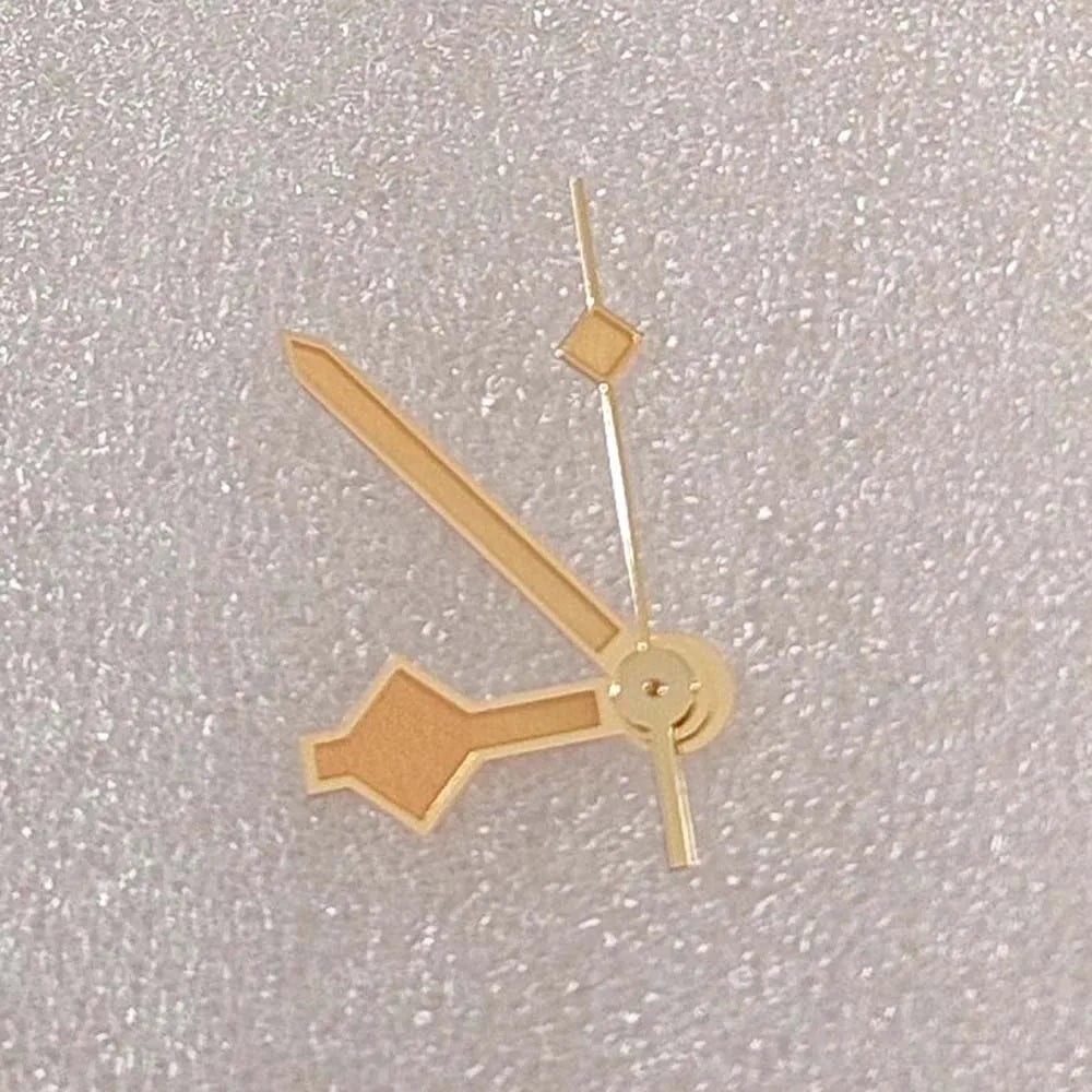 Green Luminous Silver/Rose/Gold Edge Orange Watch Hands for NH35 NH36 4R36