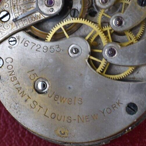 Mermod Jaccard & King 0 Size 15J Watch Movement RUNS