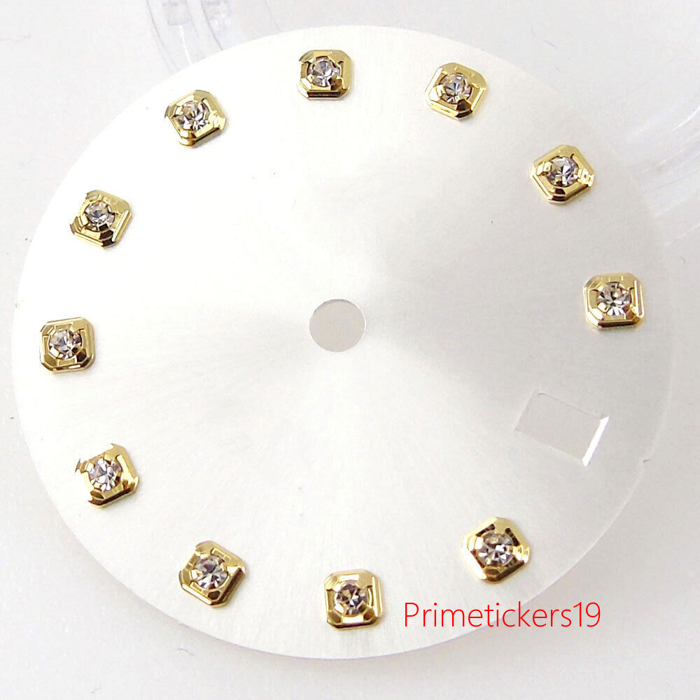 29mm Multicolor Gradient/Sunburst Watch Dial Diamond Indices Fit NH35A Movement