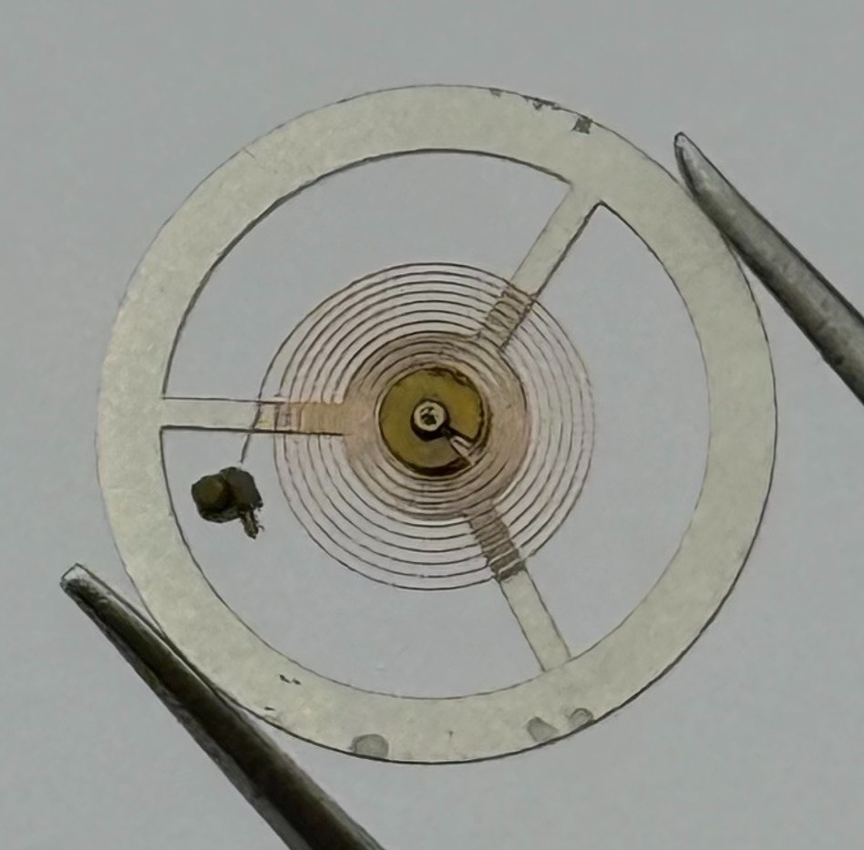 EB 8800 Balance Wheel Complete And Spring 12”’ Renata 1309 Watch Movement Parts