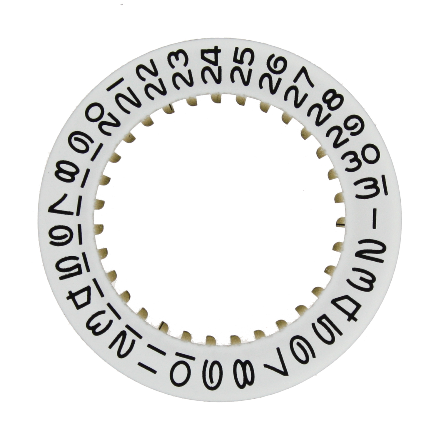 Calendar Date Disc to fit Rolex Caliber 3035 White color