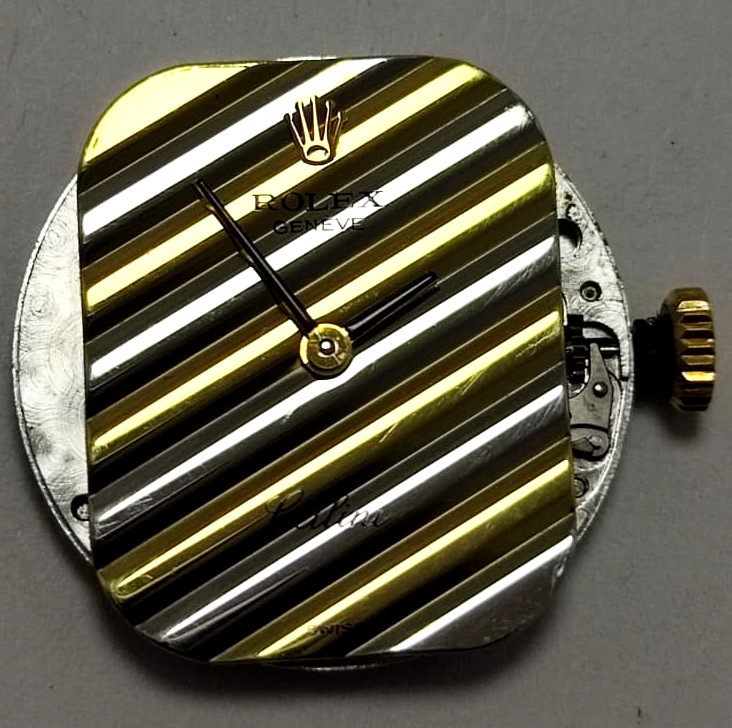MOVEMENT ROLEX Cal. 1601 FOR CELLINI 19 JEWELS MEN COMPLETE AND WORKING 80s
