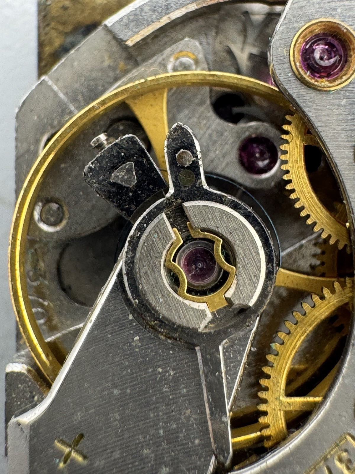 Vintage Longines Cal 370 Wristwatch Movement For Parts Or Repair