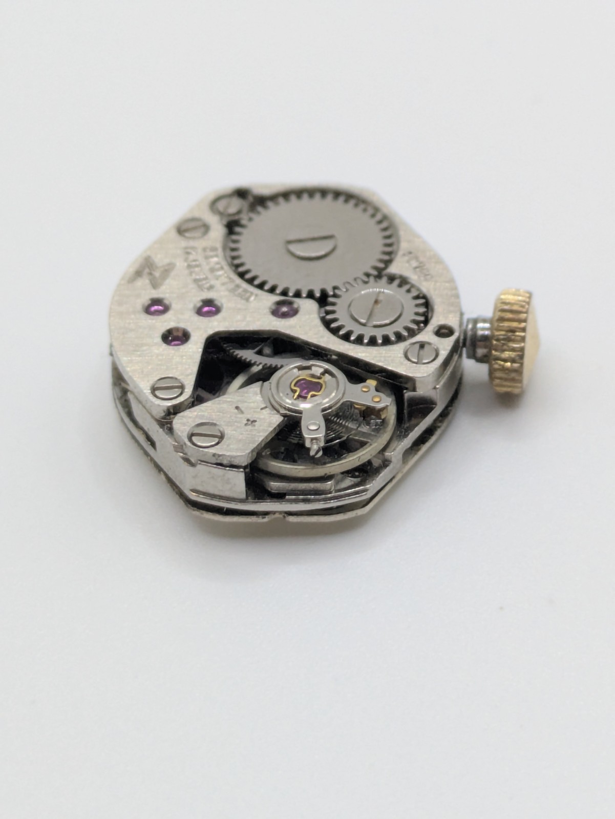 FHF ST 69-21 Edox Manual Wind Watch Movement Dial 17 Jewels Swiss 18.6mm