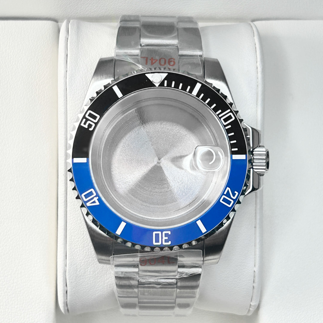 40MM SUB GMT bidirectional bezel Watch Case Sapphire Fit NH34 NH35 NH36 2824