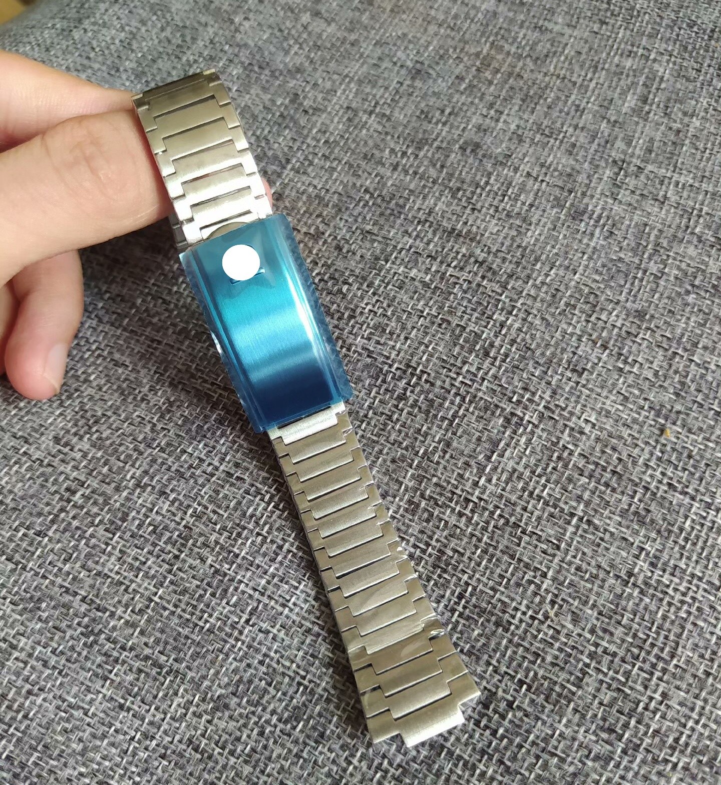 FOR Omega 22mm/11mm Stainless Steel Gents Watch Strap Band Brecelet
