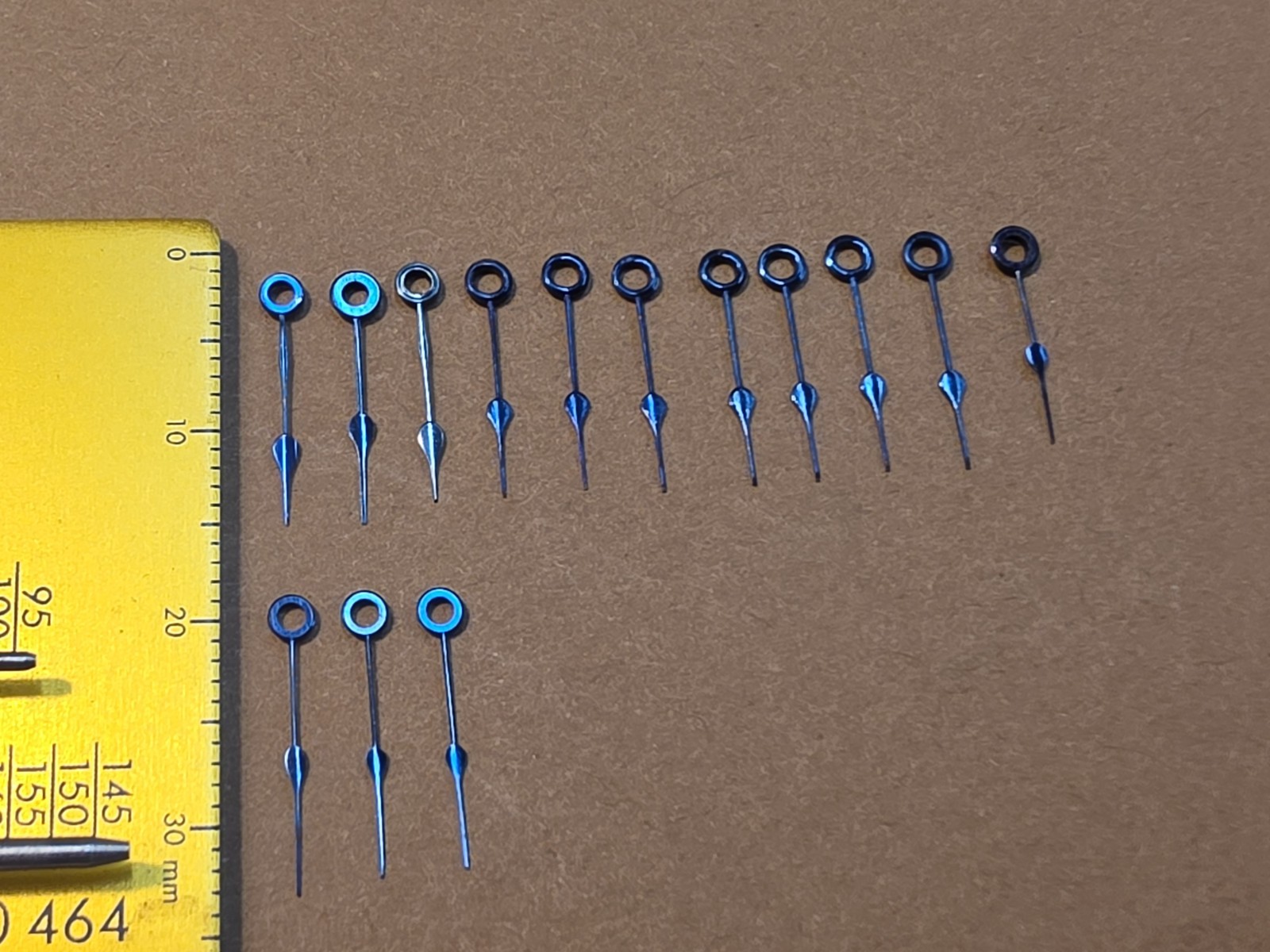 Lot Of 14 Mixed NOS Waltham 12s Pocket Watch Blue Spade Hour Hands