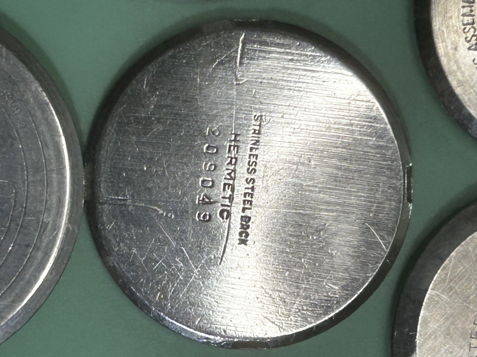 Watch Case Backs – Total of 54 – Various Brands – 1 Lot – 22.4mm – 46.8mm