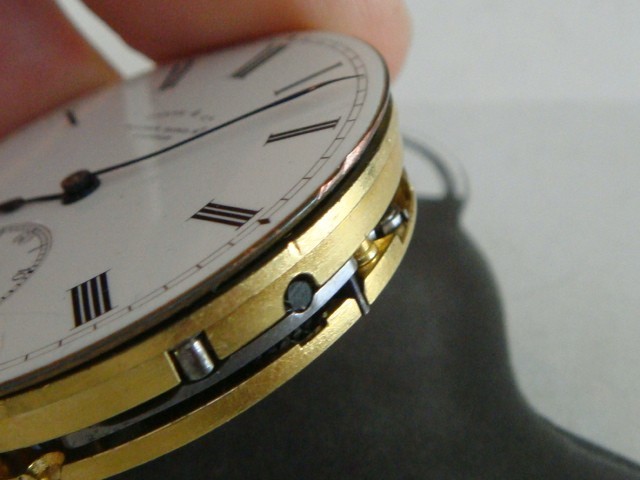 Payne & Co & Joseph Heming movement dial & hands donor spares project London W1