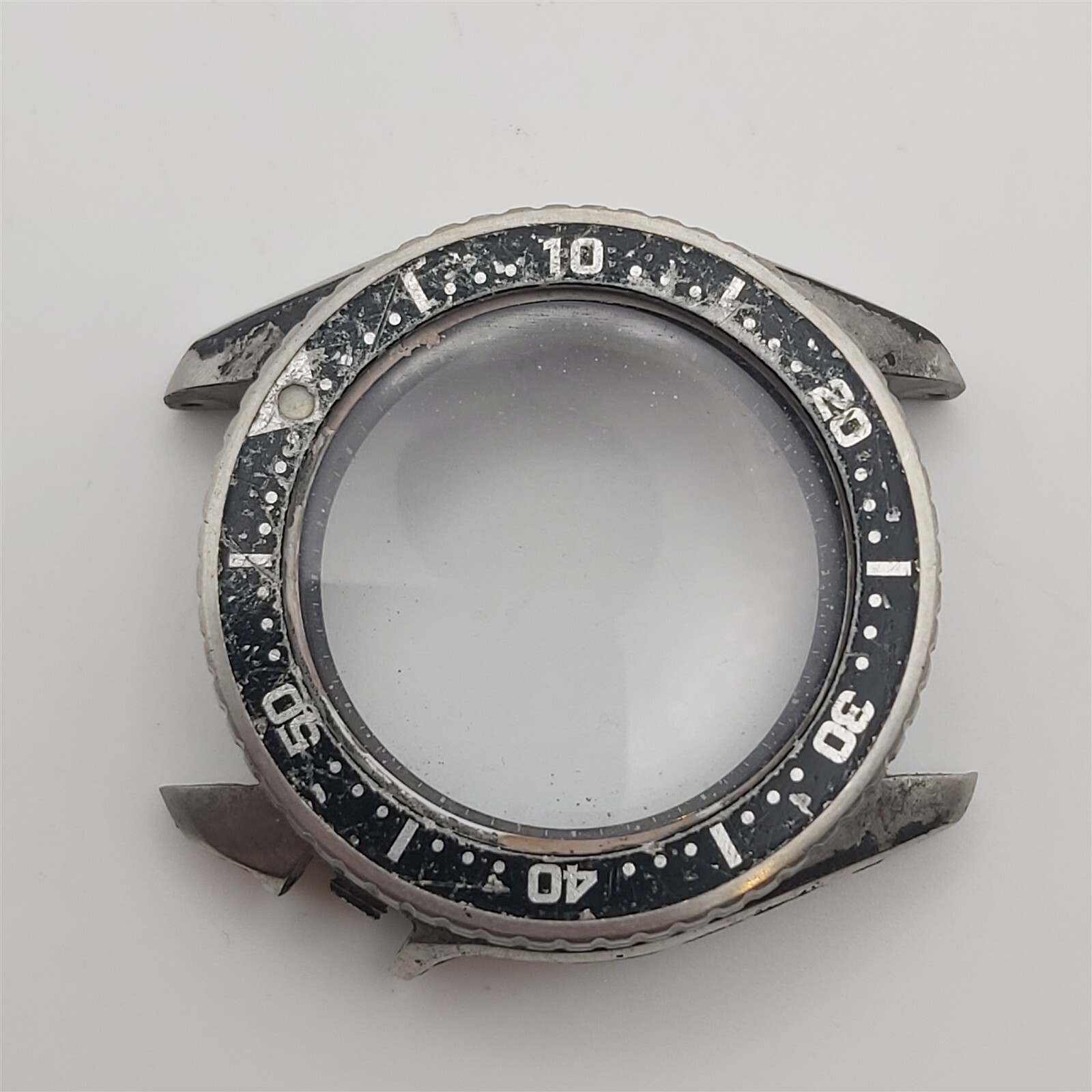 USED POLISHED SEIKO 4205 0155 MIDSIZED WATCH DIVER CASE AND BEZEL KIT BVT06656