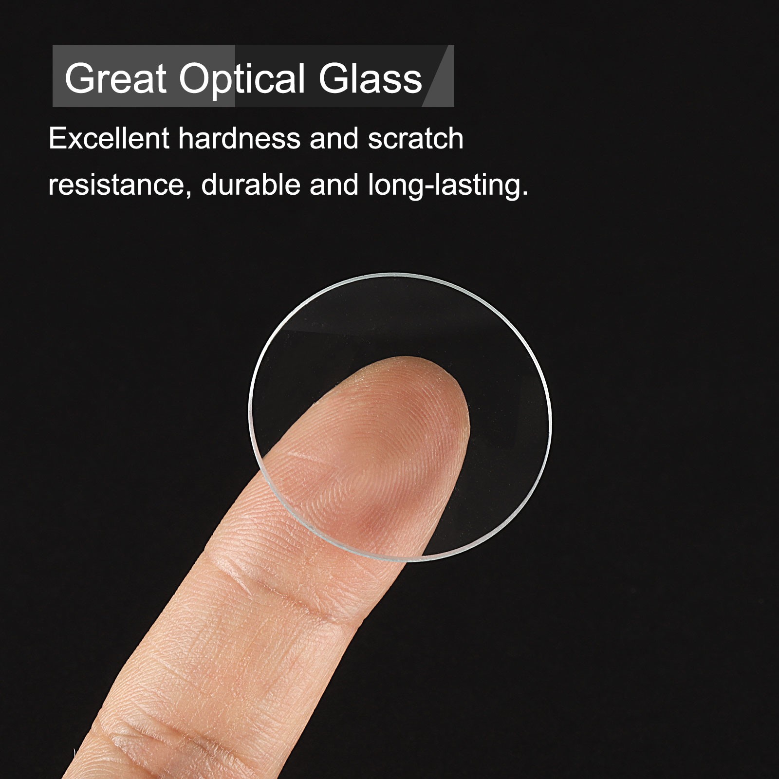 16pcs Watch Crystal Glass Lens 30mm Single Dome Round Glass Watch Face Crystal