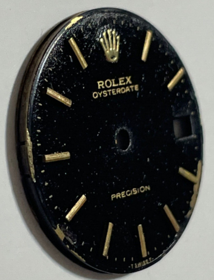 Vintage Rolex Oysterdate Precision Watch Dial For 6466