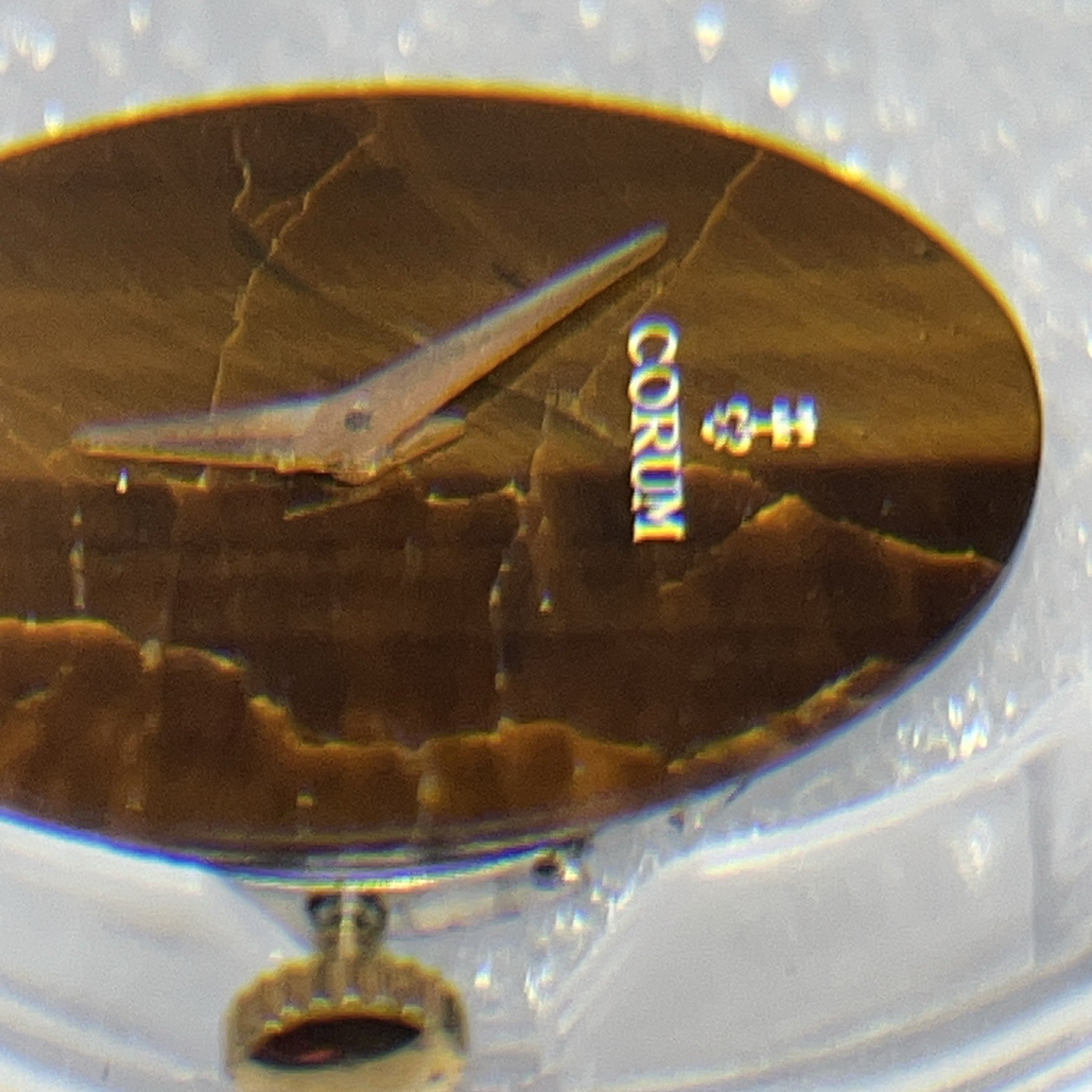 VTG CORUM Lady’s Tigers Eye Dial CORUM Movements 85622 for Parts Repair