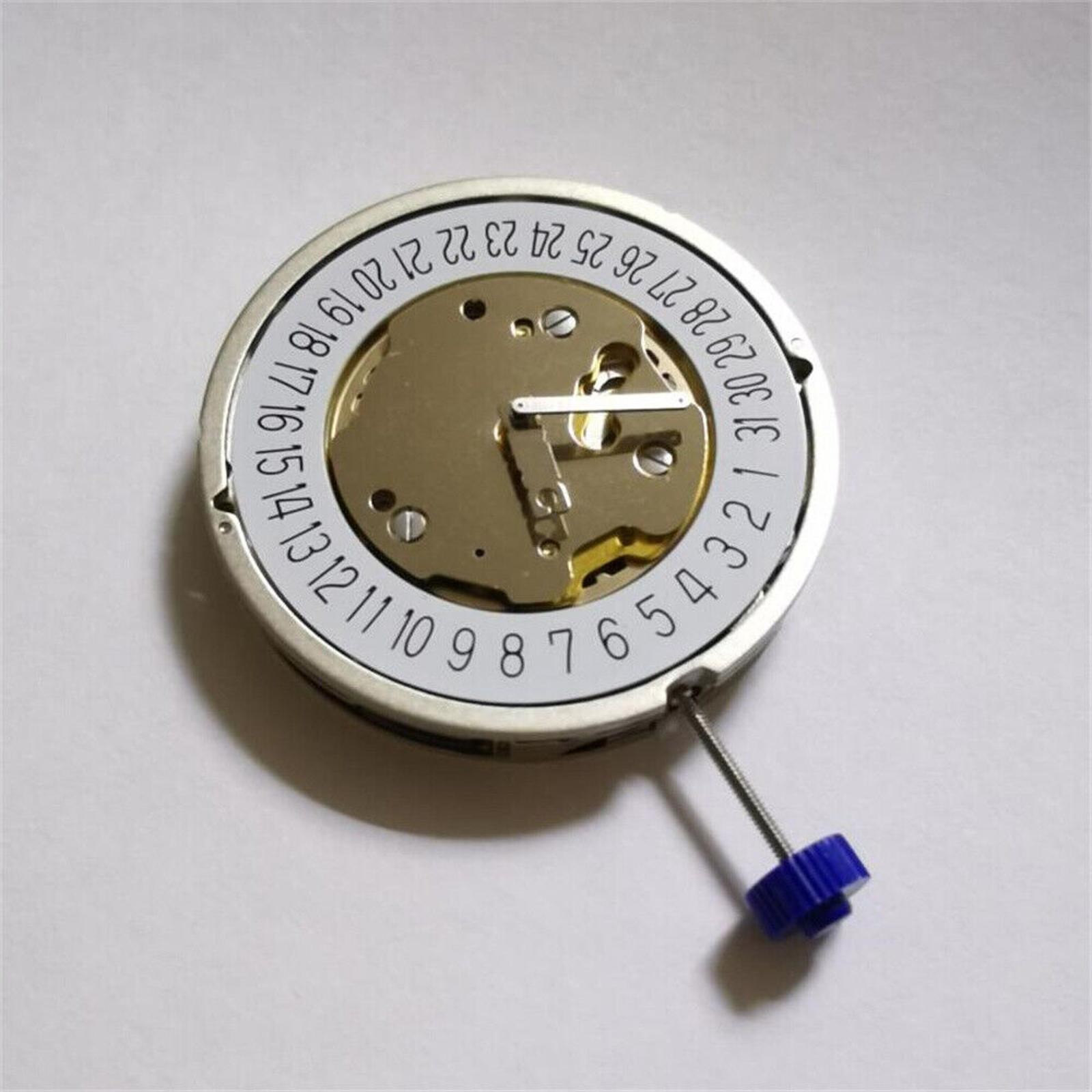 Quartz Watch Movement with Battery 5 Hands Single Calendar For RONDA 5021.D O
