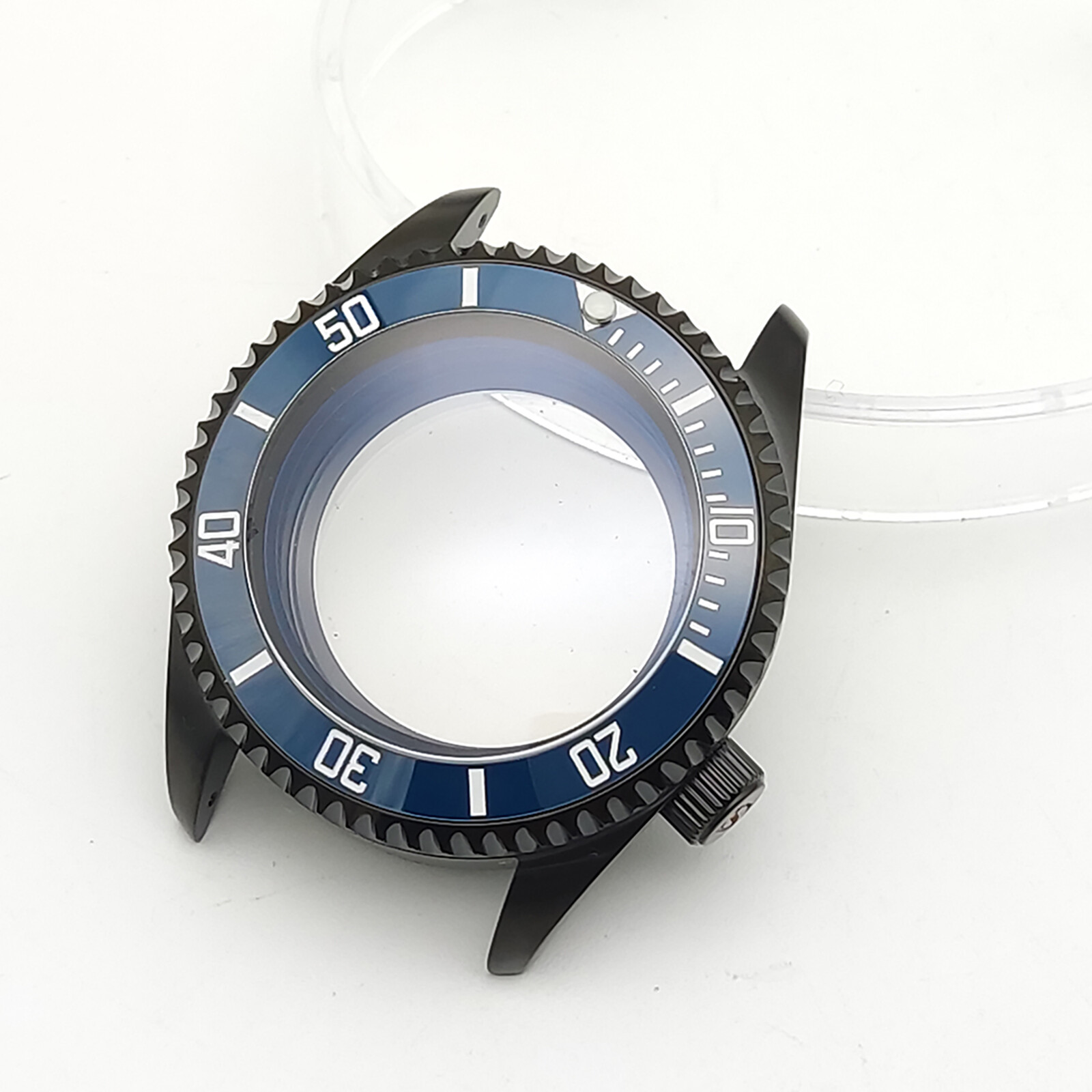 42MM Watch Case Modified SK007 Sapphire Glass Steel Case for NH35/NH36 movement