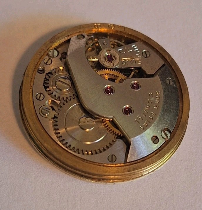 Vintage Fortex 15 Jewels Mechanical Watch Movement (Balance Is Okay)