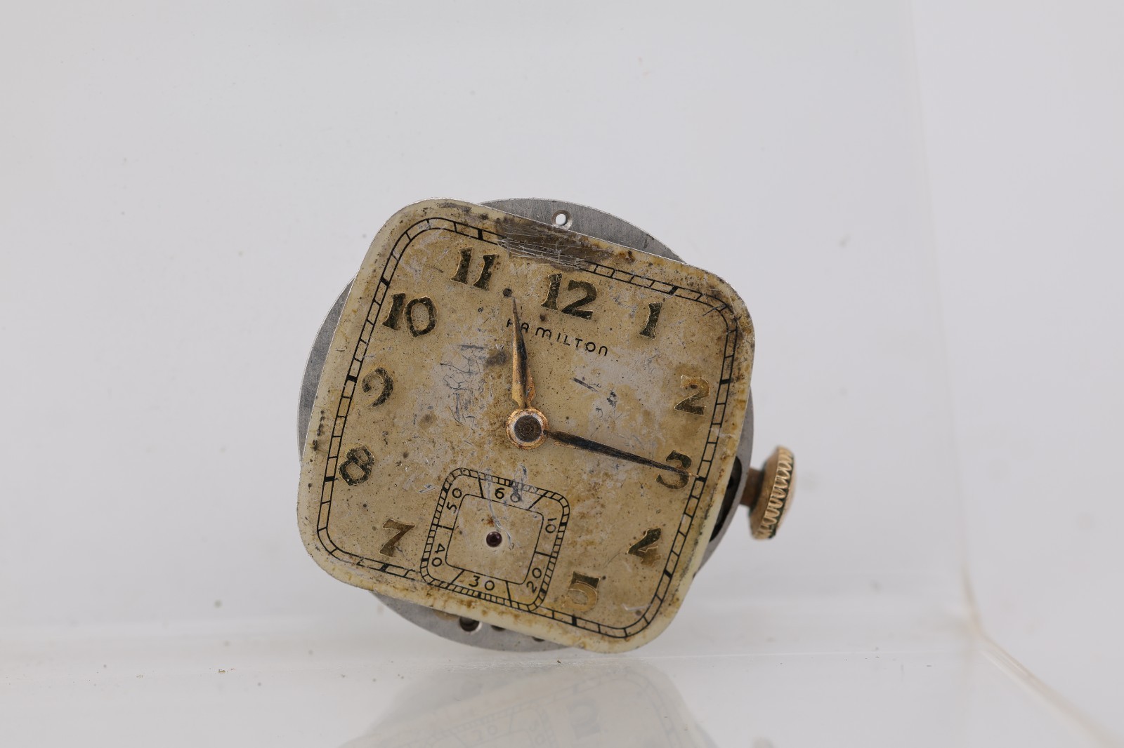 HAMILTON cal. 987A, 17j WRIST WATCH MOVEMENT 044557, FOR REPAIR (OJ)