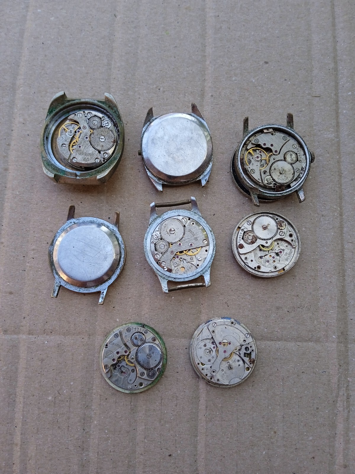 USSR Watch Svet Vostok Zim Pobeda for spare parts non-working