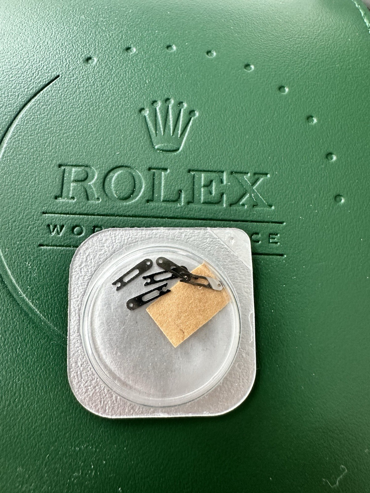 Genuine Rolex 3135-560-3 Oscillating Weight Spring Clip H0.2 5pcs 3130 3135 3155