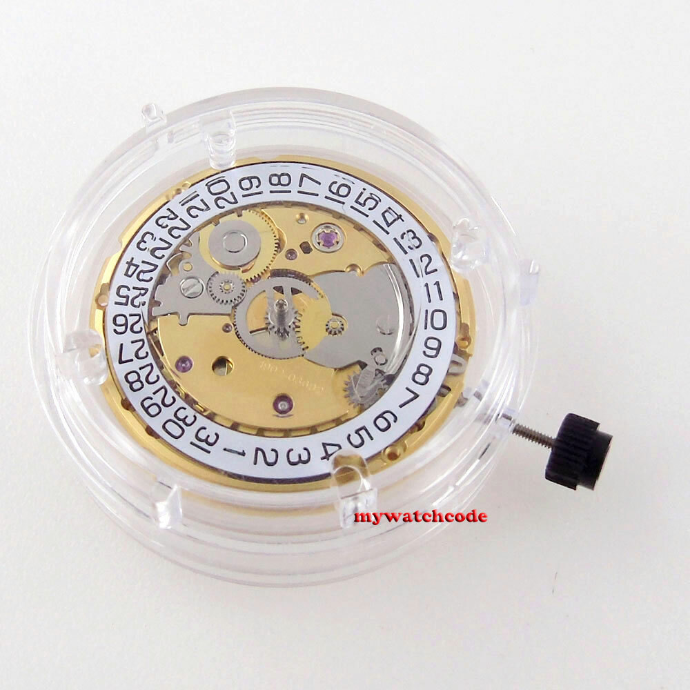 25 jewels 28800 bph golden PT5000 automatic movement replacement eta 2824-2
