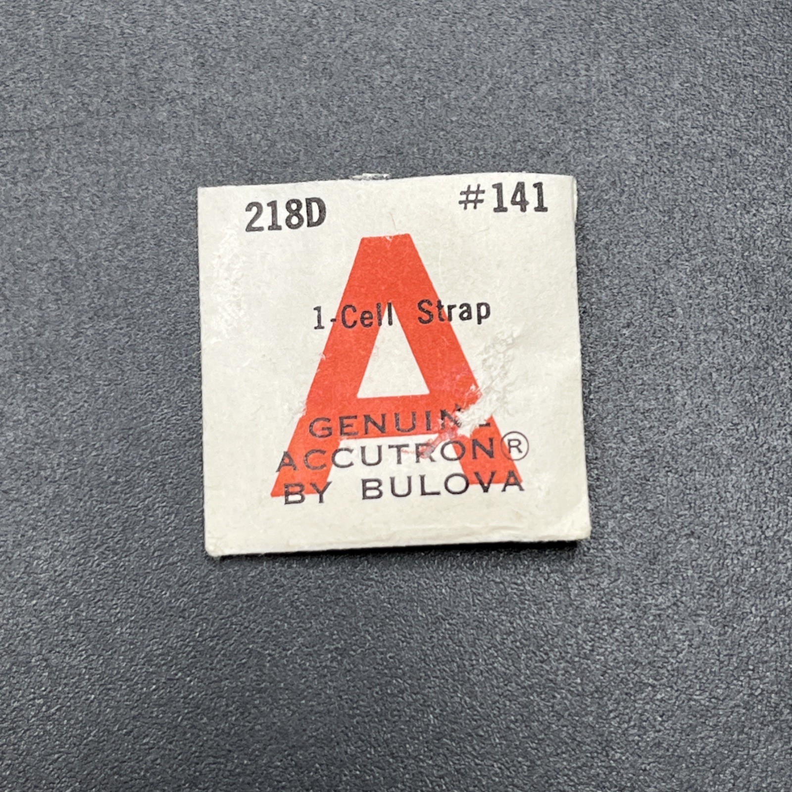 Accutron Cal. 218D Part 141 Cell Strap