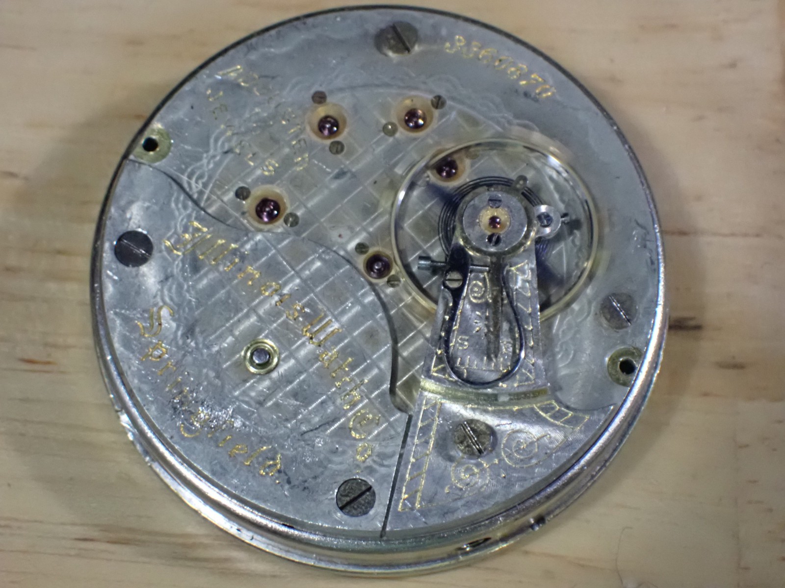 Illinois 17 Jewel Adj. Grade 89 Manual Pocket Watch Movement runs 18s 2-Tone