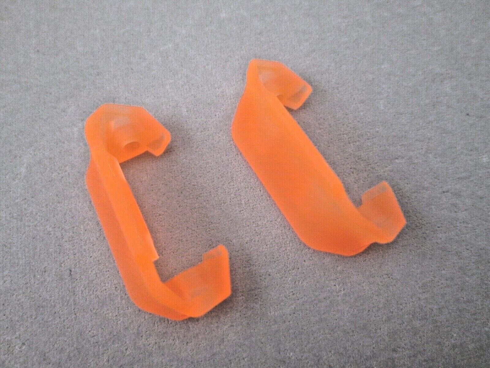 Genuine Casio G-Shock GBD-H1000 GBDH1000 orange resin watch band end pieces X 2