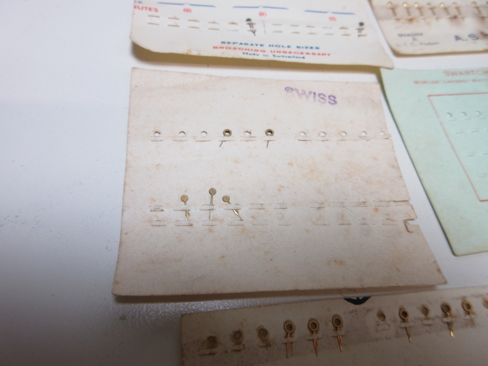 ASSORTED LOT WATCH HANDS LOT WATCHMAKER REPLACEMENT PARTS #55