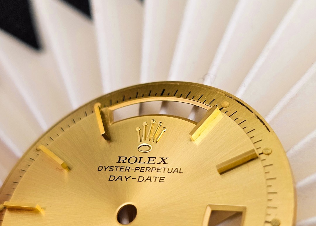 Rolex Golden Day-Date dial, suitable Ref. 1803 – Plastic Glass