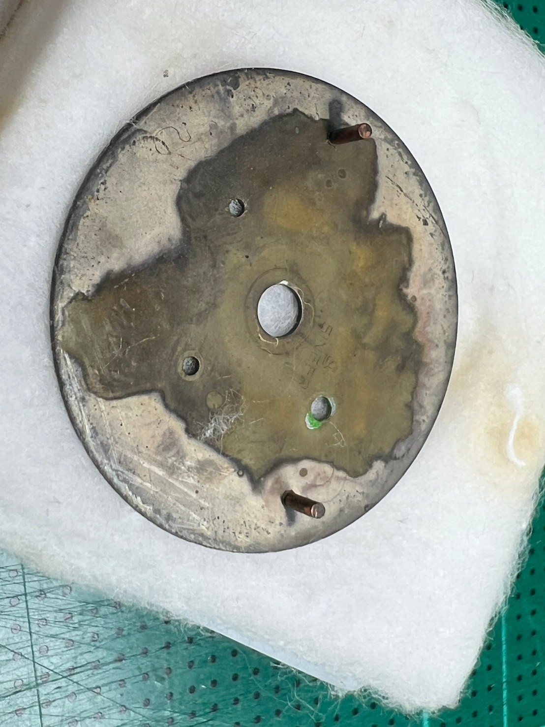 Omega Flightmaster chronograph dial, likely from the late 1960s to early 1970s