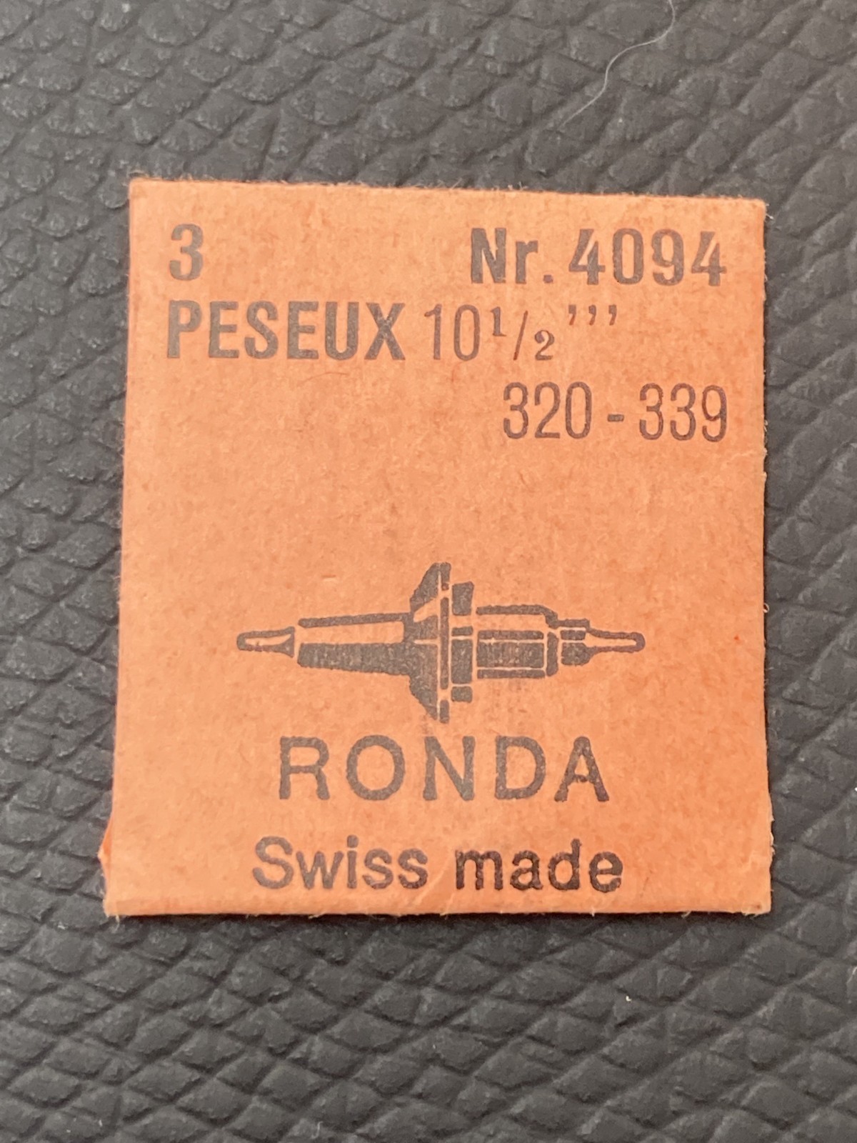 PESEUX 320 RONDA #4094 Sealed Pack of 3 Balance Staffs
