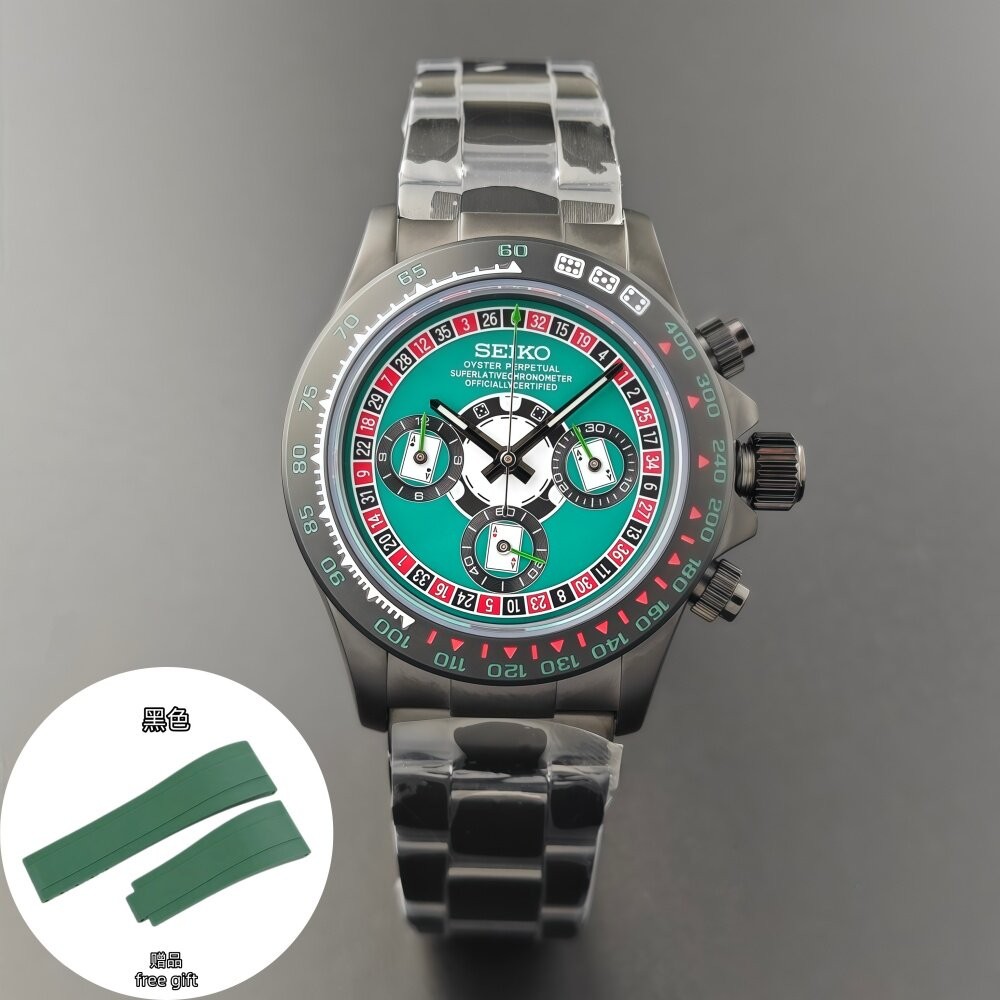 29.5Mm Poker Card Panda Watch Dial No Luminous for Vk63 Movement Watch Parts