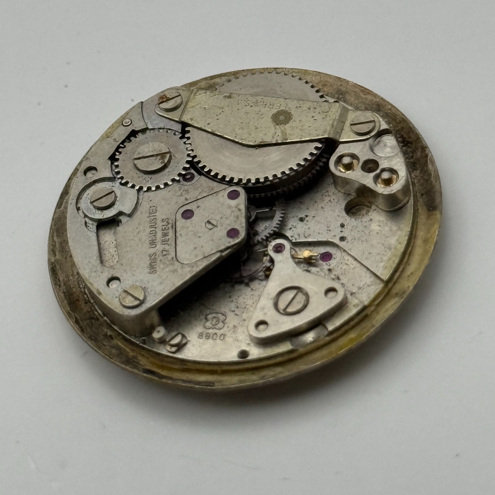 EB 8800 Watch Movement Roma Executive Extra Slim 17 Jewels Swiss Parts 27mm