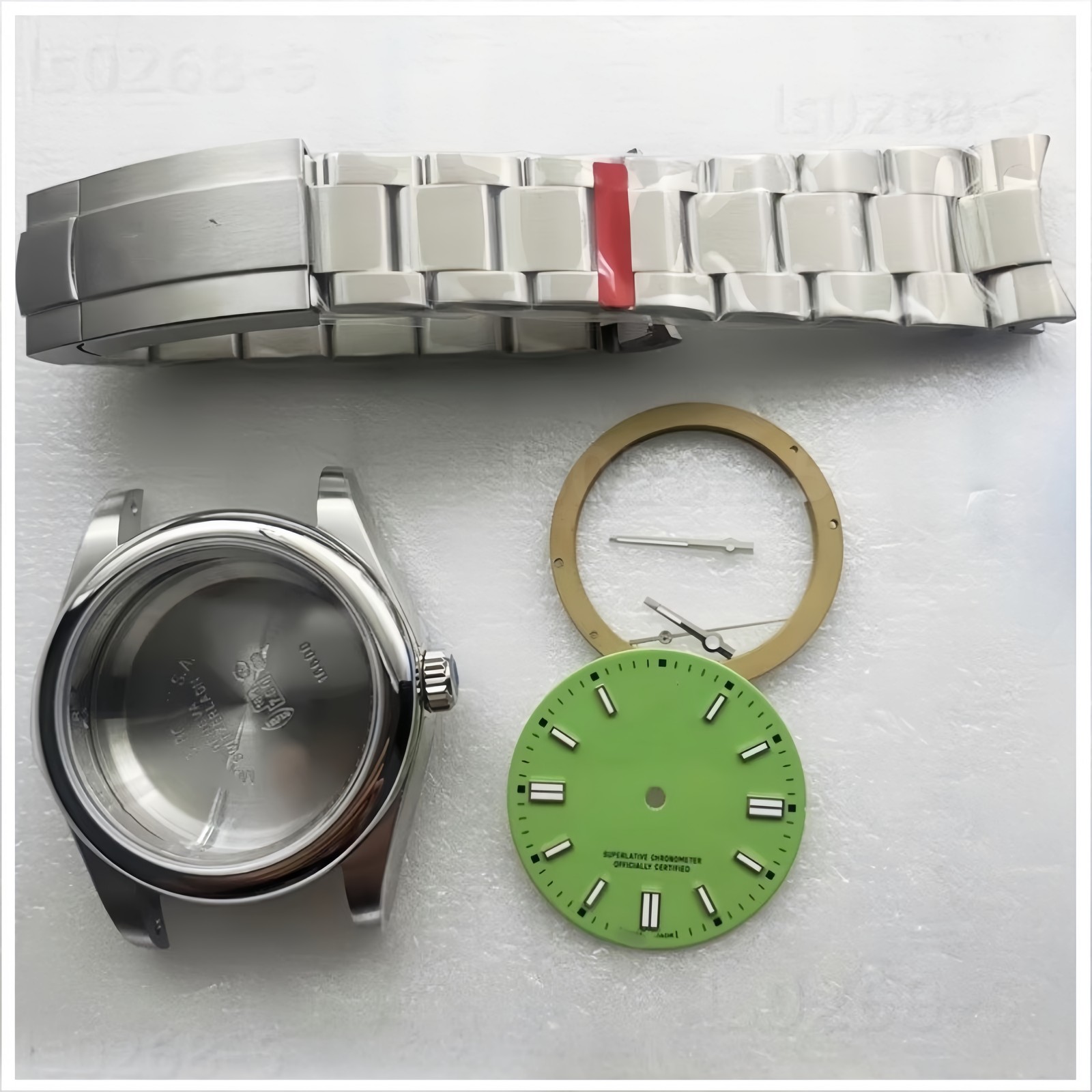 DIY 41mm Watch Steel Case kit For ETA 2824 Movement After-sales accessories