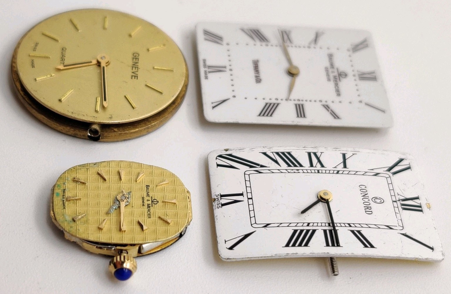 Tiffany & Co. Baume Mercier ETA 279.001 976.001 quartz movements For Repair