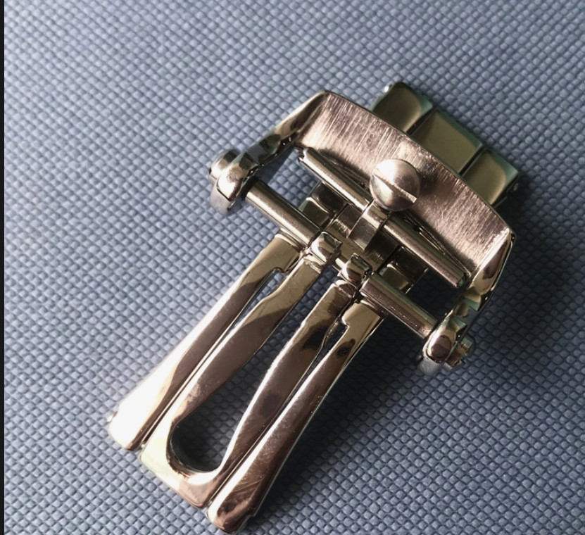 Stainless Steel Watch Buckle with Bow Buckle Folding Buckle20 Mm Fifty Fanthoms-