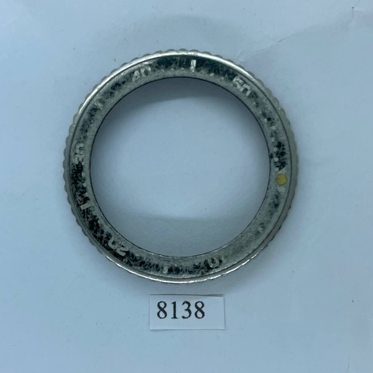 USED SEIKO MIDSIZED BEZEL INSERT 4205-015B / 015K / 015T / 015V WATCH BVT08138