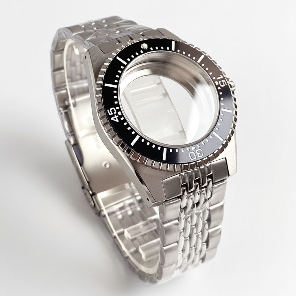 40mm Sapphire Glass Dive Watch Case Fit 62MAS Navigation Master NH35 NH36 2824