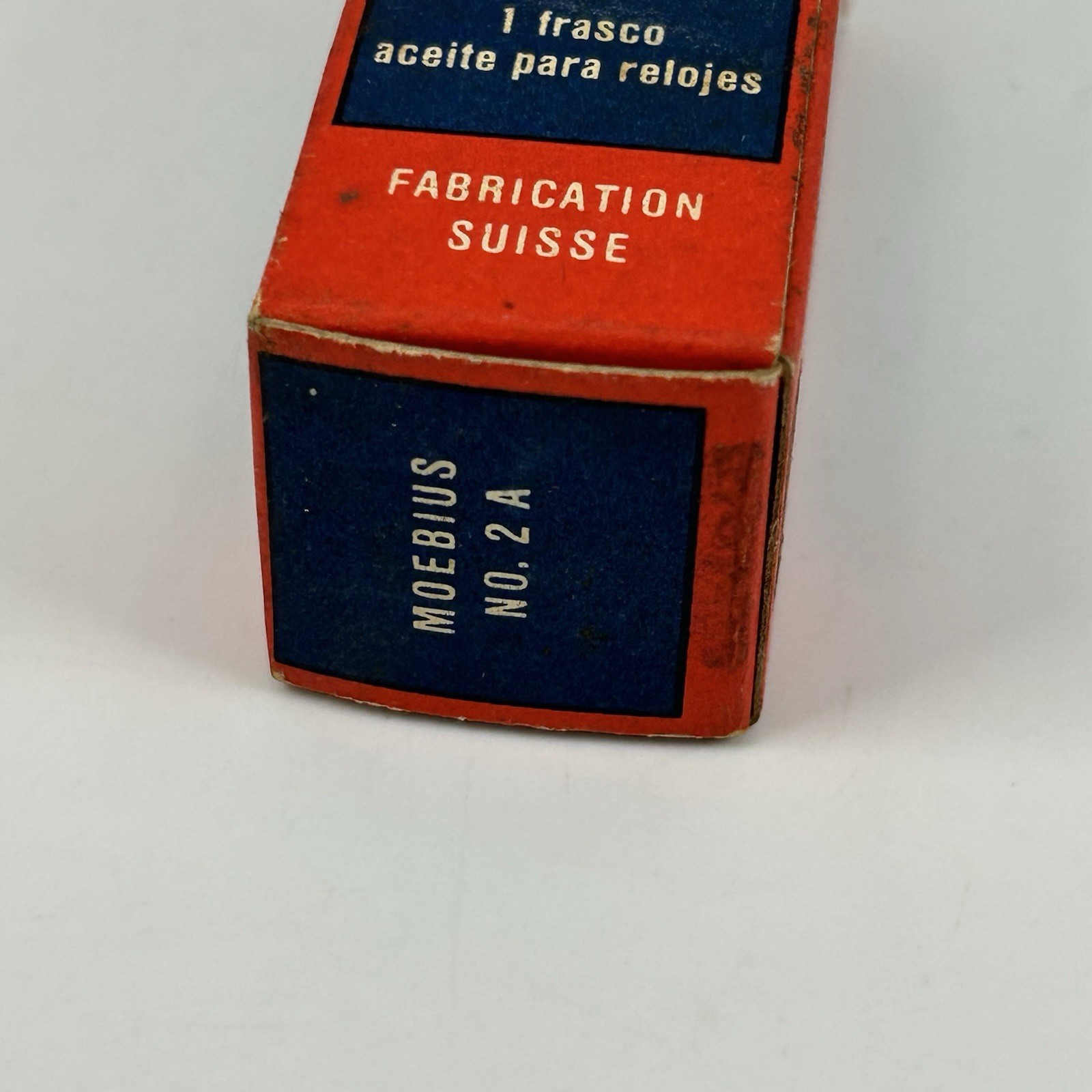VINTAGE H. Moebius & Fils Watch Oil No. 2A With Original Box & insert – FULL